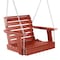 Highwood Usa Weatherly Single Seat Swing Outdoor Furniture for Patio, Backyard, Garden AD-PORW3-RED - alternate 1